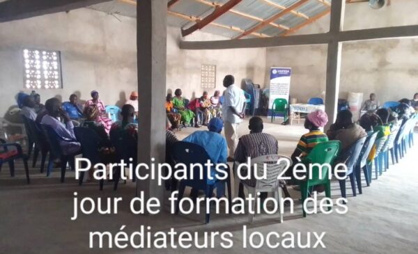 PROJET DE MISSION DE FORMATION DES MEDIATEURS LOCAUX