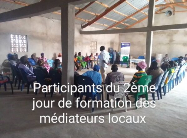 PROJET DE MISSION DE FORMATION DES MEDIATEURS LOCAUX